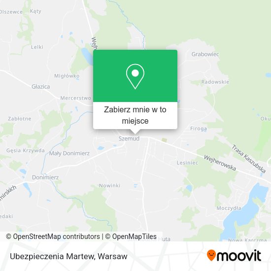 Mapa Ubezpieczenia Martew