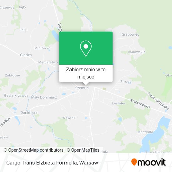 Mapa Cargo Trans Elżbieta Formella