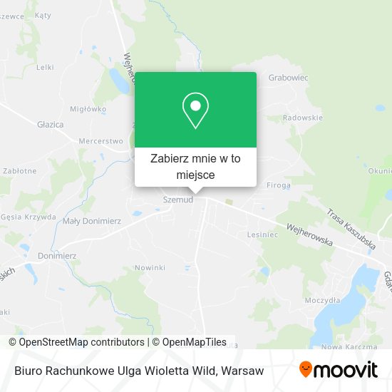 Mapa Biuro Rachunkowe Ulga Wioletta Wild