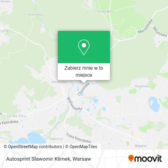 Mapa Autosprint Sławomir Klimek