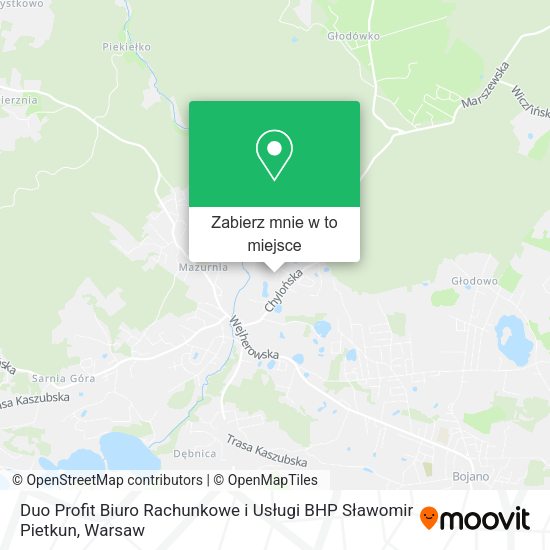 Mapa Duo Profit Biuro Rachunkowe i Usługi BHP Sławomir Pietkun