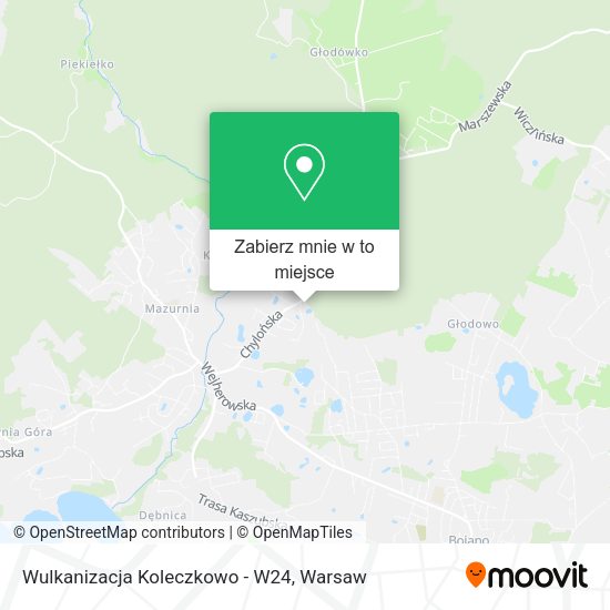 Mapa Wulkanizacja Koleczkowo - W24