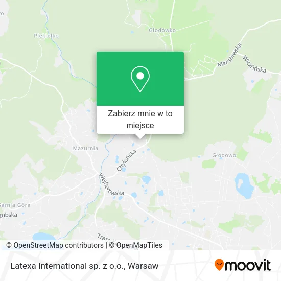 Mapa Latexa International sp. z o.o.