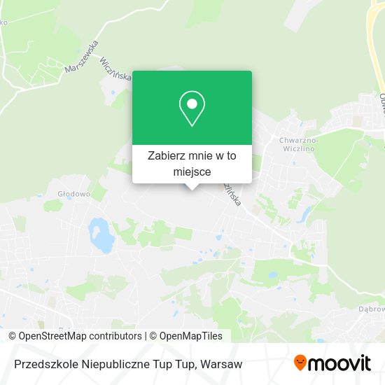 Mapa Przedszkole Niepubliczne Tup Tup