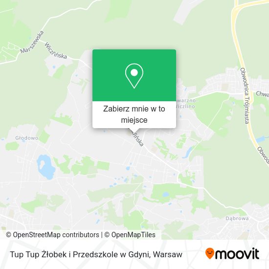 Mapa Tup Tup Żłobek i Przedszkole w Gdyni