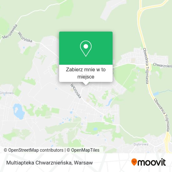 Mapa Multiapteka Chwarznieńska