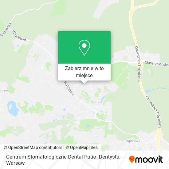 Mapa Centrum Stomatologiczne Dental Patio. Dentysta