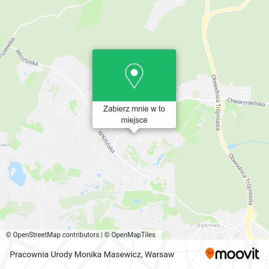 Mapa Pracownia Urody Monika Masewicz