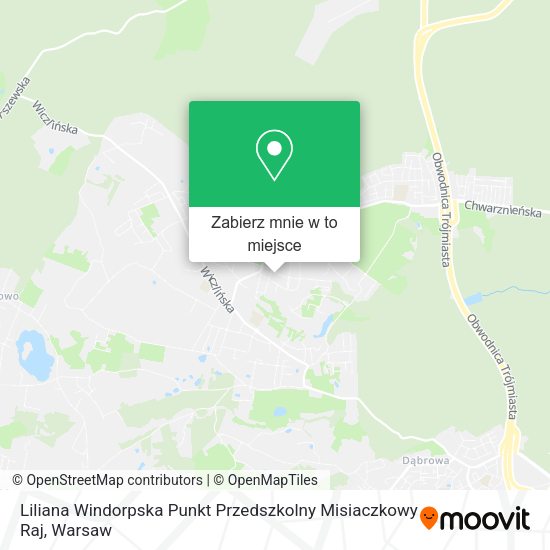 Mapa Liliana Windorpska Punkt Przedszkolny Misiaczkowy Raj