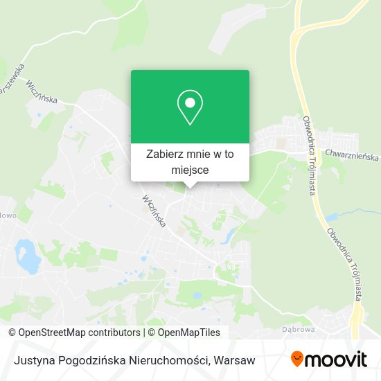 Mapa Justyna Pogodzińska Nieruchomości