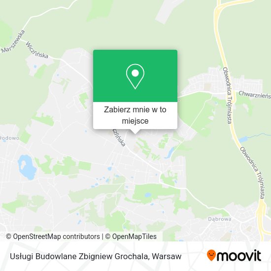 Mapa Usługi Budowlane Zbigniew Grochala