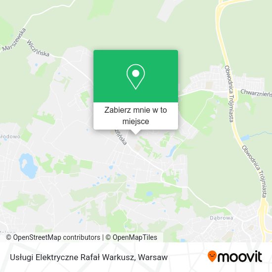 Mapa Usługi Elektryczne Rafał Warkusz