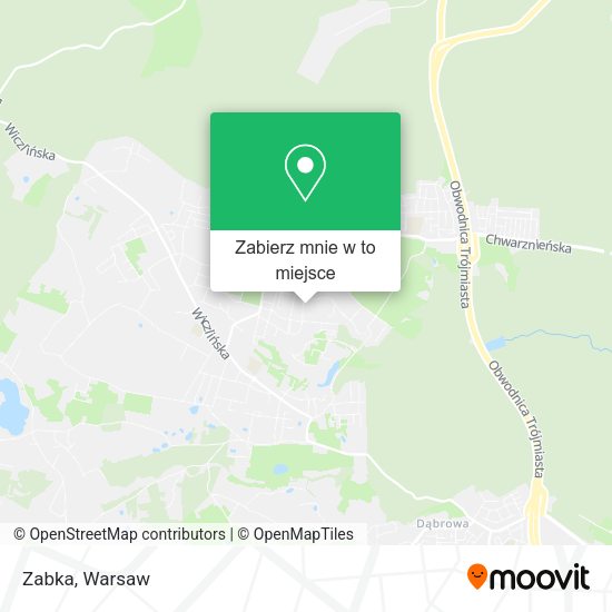 Mapa Zabka