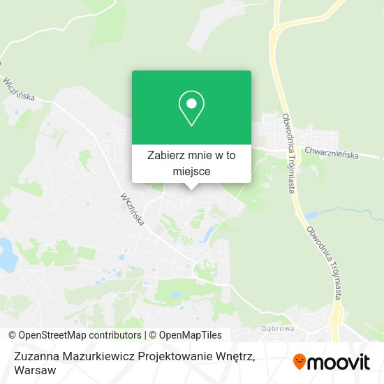 Mapa Zuzanna Mazurkiewicz Projektowanie Wnętrz