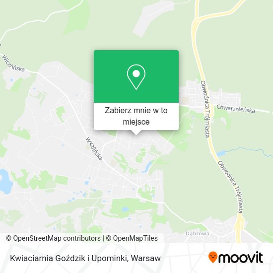 Mapa Kwiaciarnia Goździk i Upominki