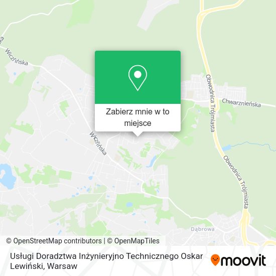 Mapa Usługi Doradztwa Inżynieryjno Technicznego Oskar Lewiński