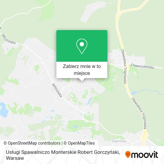 Mapa Usługi Spawalniczo Monterskie Robert Gorczyński