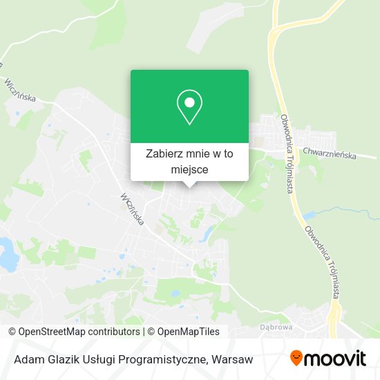 Mapa Adam Glazik Usługi Programistyczne