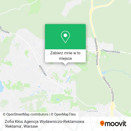 Mapa Zofia Kłos Agencja Wydawniczo-Reklamowa 'Reklama'