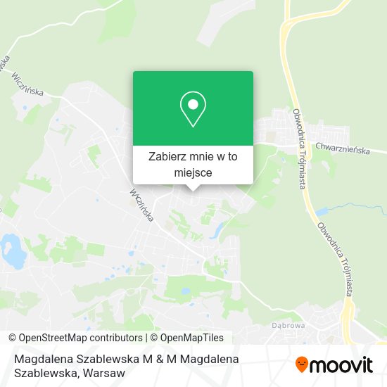 Mapa Magdalena Szablewska M & M Magdalena Szablewska