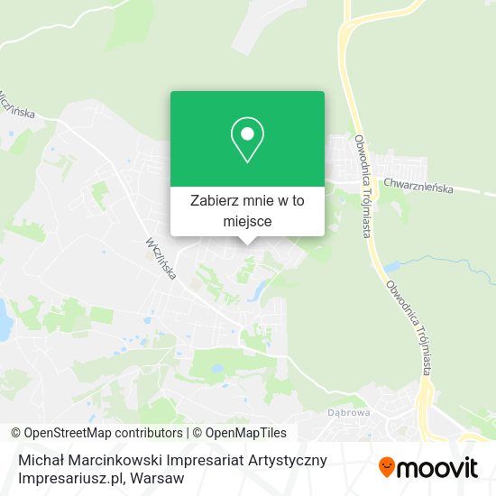 Mapa Michał Marcinkowski Impresariat Artystyczny Impresariusz.pl