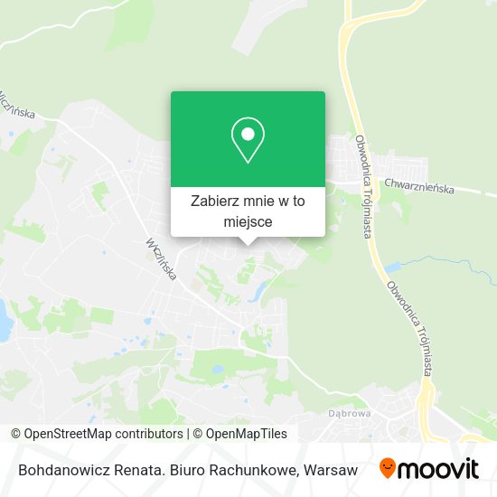 Mapa Bohdanowicz Renata. Biuro Rachunkowe