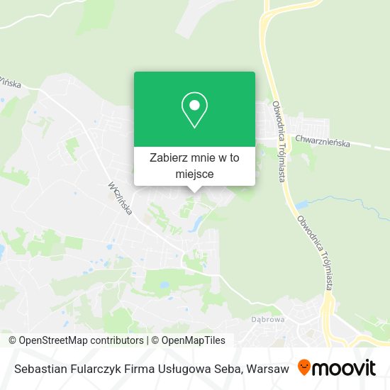 Mapa Sebastian Fularczyk Firma Usługowa Seba