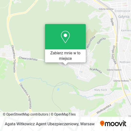 Mapa Agata Witkowicz Agent Ubezpieczeniowy