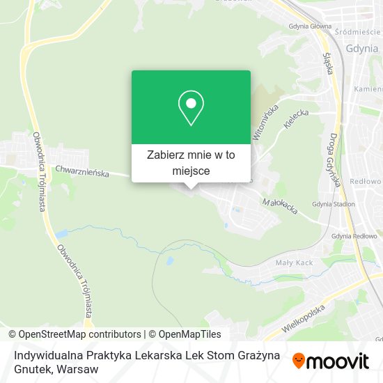 Mapa Indywidualna Praktyka Lekarska Lek Stom Grażyna Gnutek