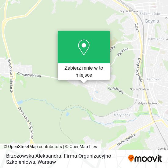 Mapa Brzozowska Aleksandra. Firma Organizacyjno - Szkoleniowa