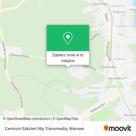 Mapa Centrum Szkoleń Nlp Transmedia