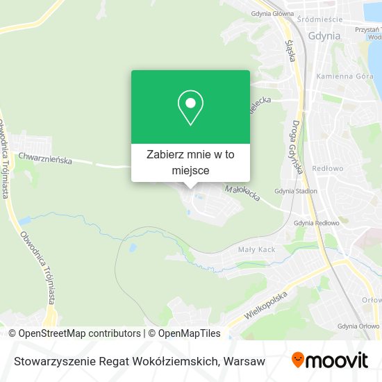 Mapa Stowarzyszenie Regat Wokółziemskich