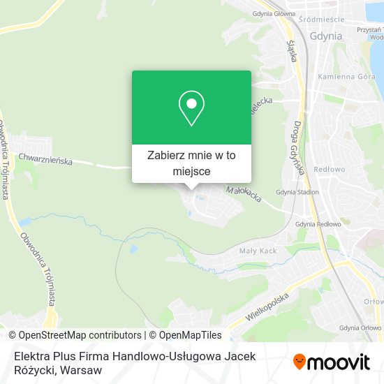 Mapa Elektra Plus Firma Handlowo-Usługowa Jacek Różycki