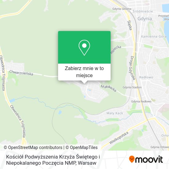 Mapa Kościół Podwyższenia Krzyża Świętego i Niepokalanego Poczęcia NMP