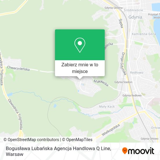 Mapa Bogusława Lubańska Agencja Handlowa Q Line