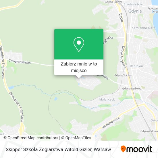 Mapa Skipper Szkoła Żeglarstwa Witold Gizler