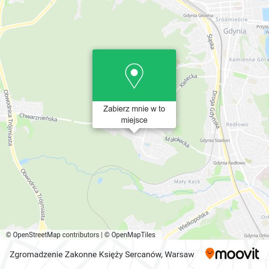 Mapa Zgromadzenie Zakonne Księży Sercanów