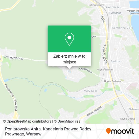 Mapa Poniatowska Anita. Kancelaria Prawna Radcy Prawnego