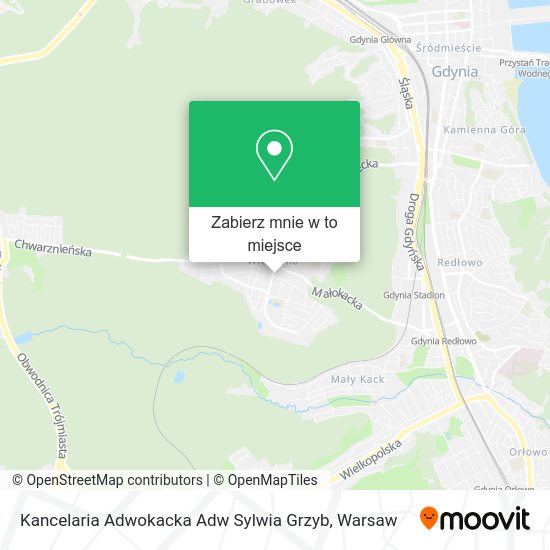 Mapa Kancelaria Adwokacka Adw Sylwia Grzyb