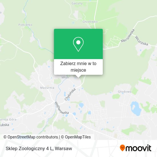 Mapa Sklep Zoologiczny 4 L