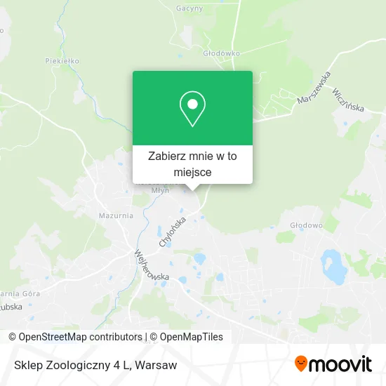 Mapa Sklep Zoologiczny 4 L