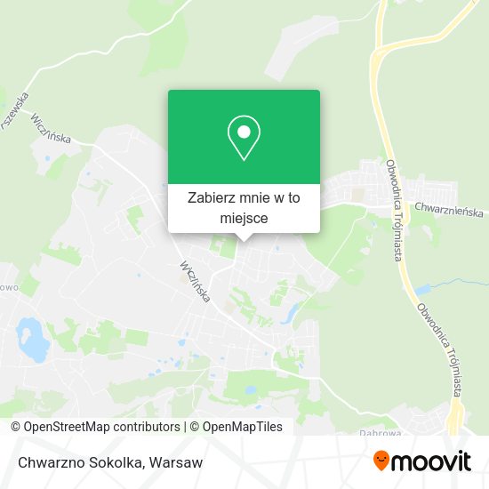 Mapa Chwarzno Sokolka