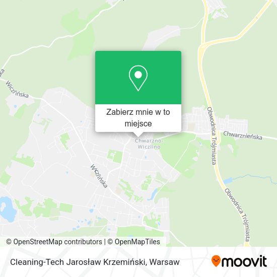 Mapa Cleaning-Tech Jarosław Krzemiński