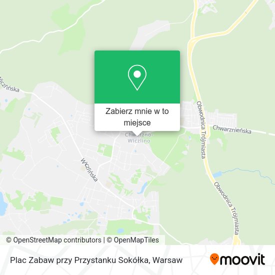 Mapa Plac Zabaw przy Przystanku Sokółka