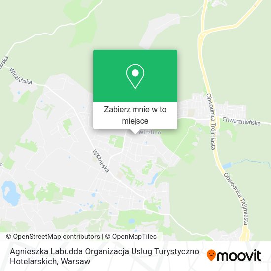 Mapa Agnieszka Labudda Organizacja Uslug Turystyczno Hotelarskich