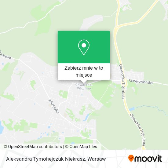 Mapa Aleksandra Tymofiejczuk Niekrasz