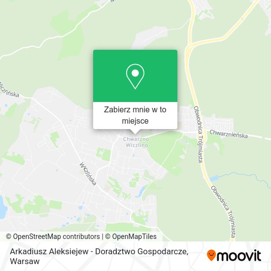 Mapa Arkadiusz Aleksiejew - Doradztwo Gospodarcze