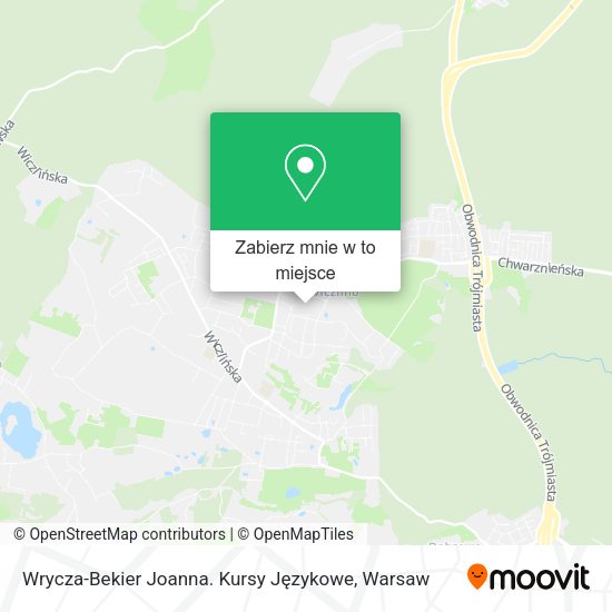 Mapa Wrycza-Bekier Joanna. Kursy Językowe