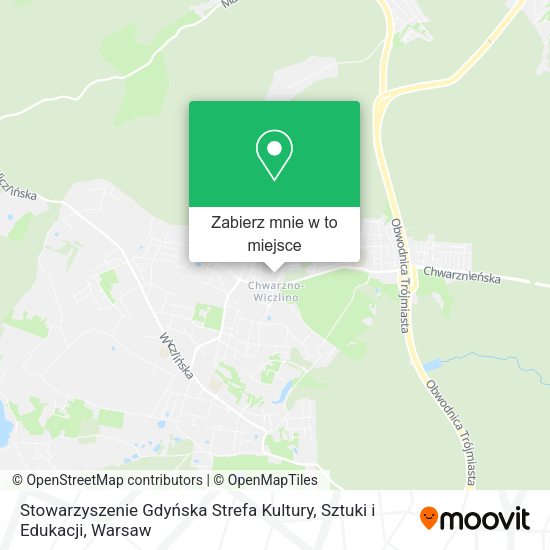 Mapa Stowarzyszenie Gdyńska Strefa Kultury, Sztuki i Edukacji