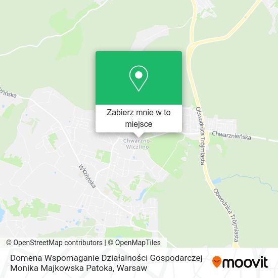 Mapa Domena Wspomaganie Działalności Gospodarczej Monika Majkowska Patoka